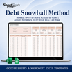 Debt Snowball Spreadsheet — Payoff Planner for Excel & Google Sheets