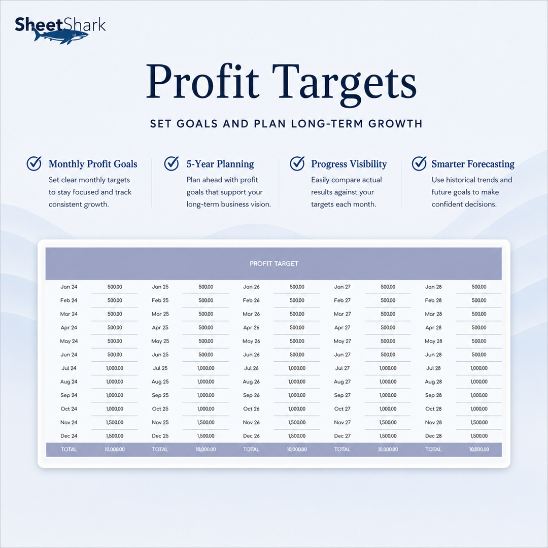 Etsy Seller Spreadsheet — Sales, Fees & Profit Tracker
