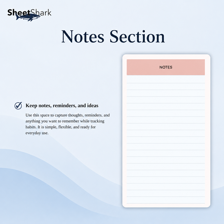 Habit Tracker Spreadsheet — Daily Streaks for Excel & Google Sheets